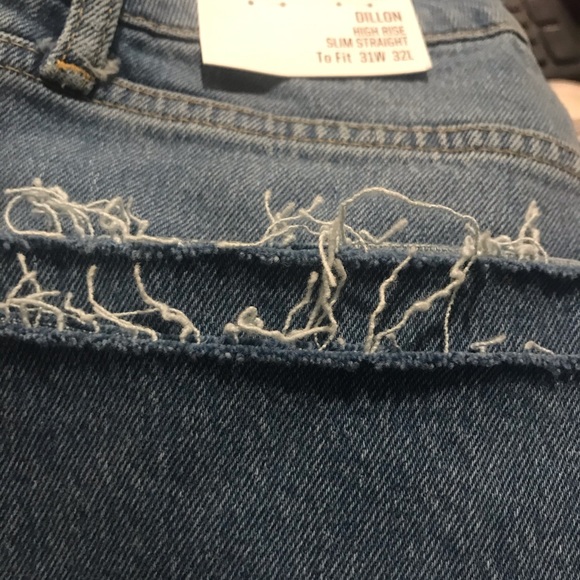 Urban Outfitters High Rise Straight Leg Jeans - Picture 13 of 15